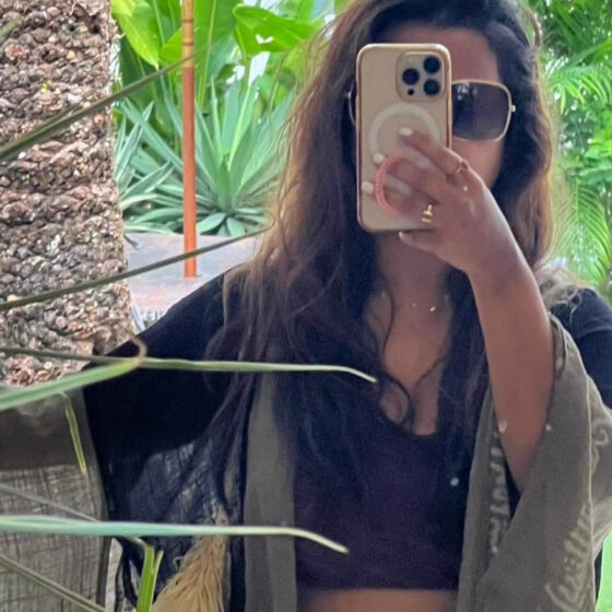 girl taking selfie in Bali