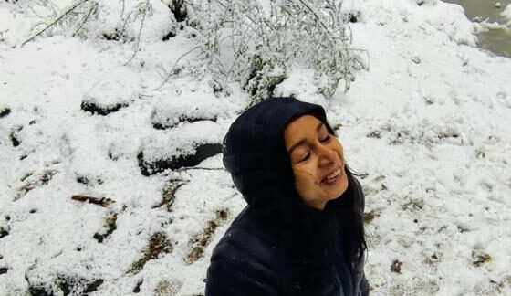 girl in snow